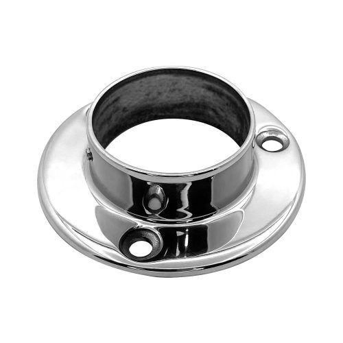 Фланец пристенный литой Ø50.8 мм, AISI 304, GRIT 600, зеркальный – inoxprime.by – 2