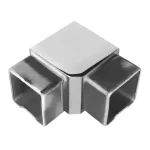 Отвод нержавеющий литой под поручень 40х40мм со вставками, AISI 304, GRIT 600 – inoxprime.by – 3