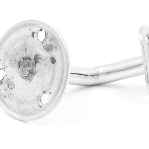 Крепление пристенного поручня с ложементом Ø42.4 мм литое, AISI 304, GRIT 600, зеркальный – inoxprime.by – 4