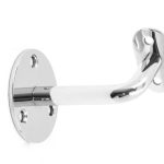 Крепление пристенного поручня с ложементом Ø42.4 мм литое, AISI 304, GRIT 600, зеркальный – inoxprime.by – 9