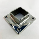 Фланец пристенный, литой, для трубы 40х40мм, AISI 304, ЗЕРКАЛО GRIT 800, зеркальный – inoxprime.by – 6