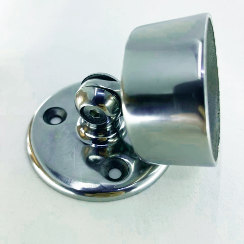 Фланец пристенный регулируемый, внешний, для трубы Ø50.8мм, AISI 304, ЗЕРКАЛО G800, зеркальный – inoxprime.by – 3